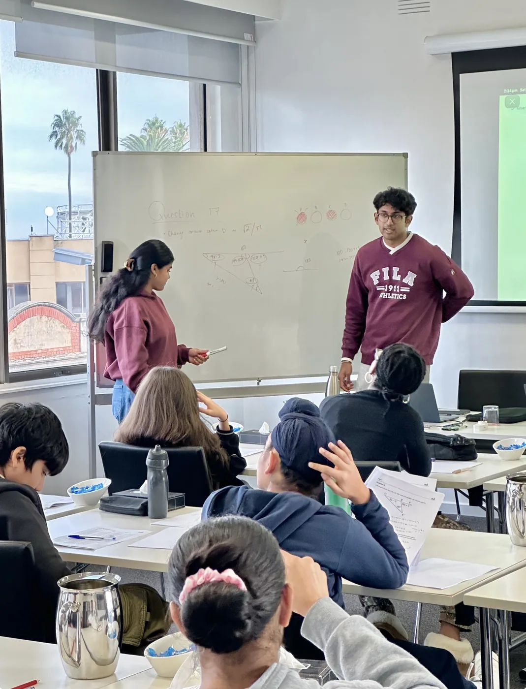 EduVerse tutors teaching a live Selective PREP class