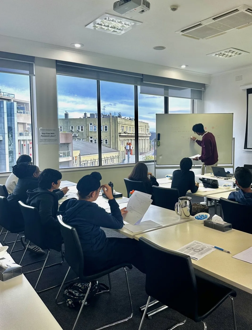A live EduVerse Selective PREP classroom