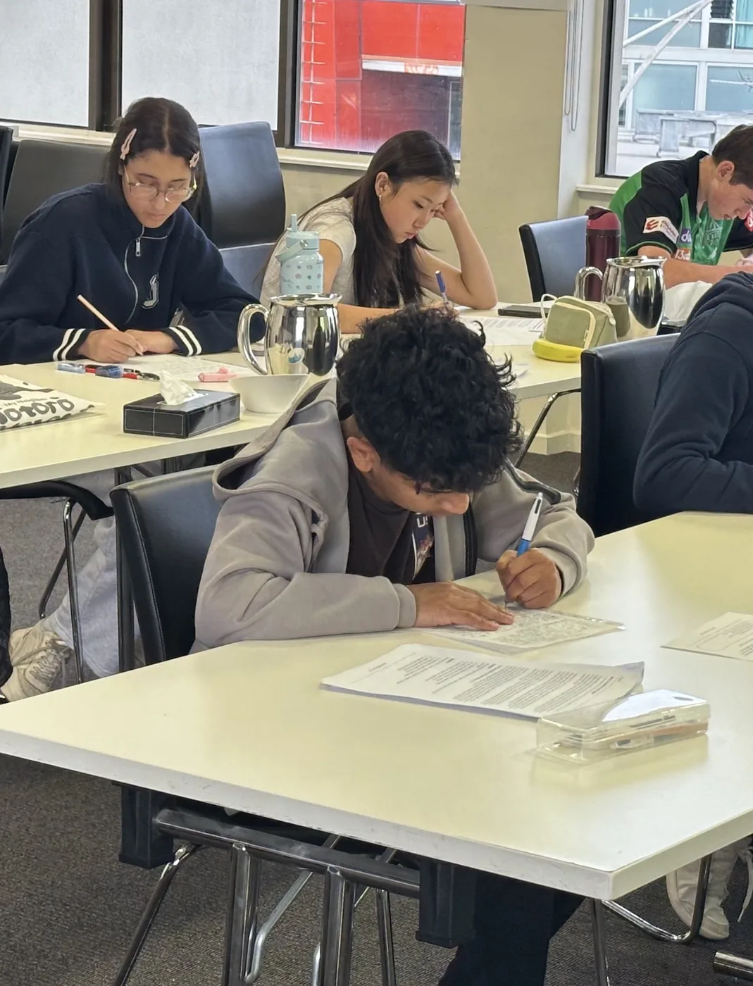 A Selective PREP student focused during a session